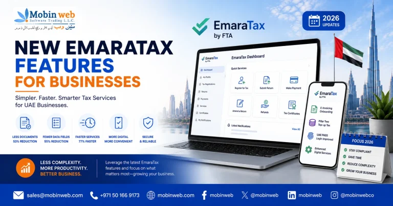 New EmaraTax Features for Business - Mobinweb