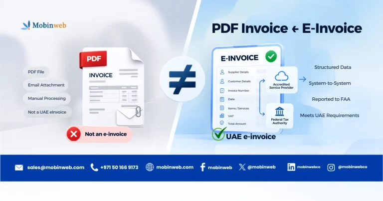 PDF Invoice ← E-Invoice - Mobinweb Insights